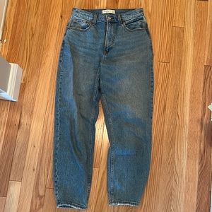 Abercrombie Straight Leg Mom Jean